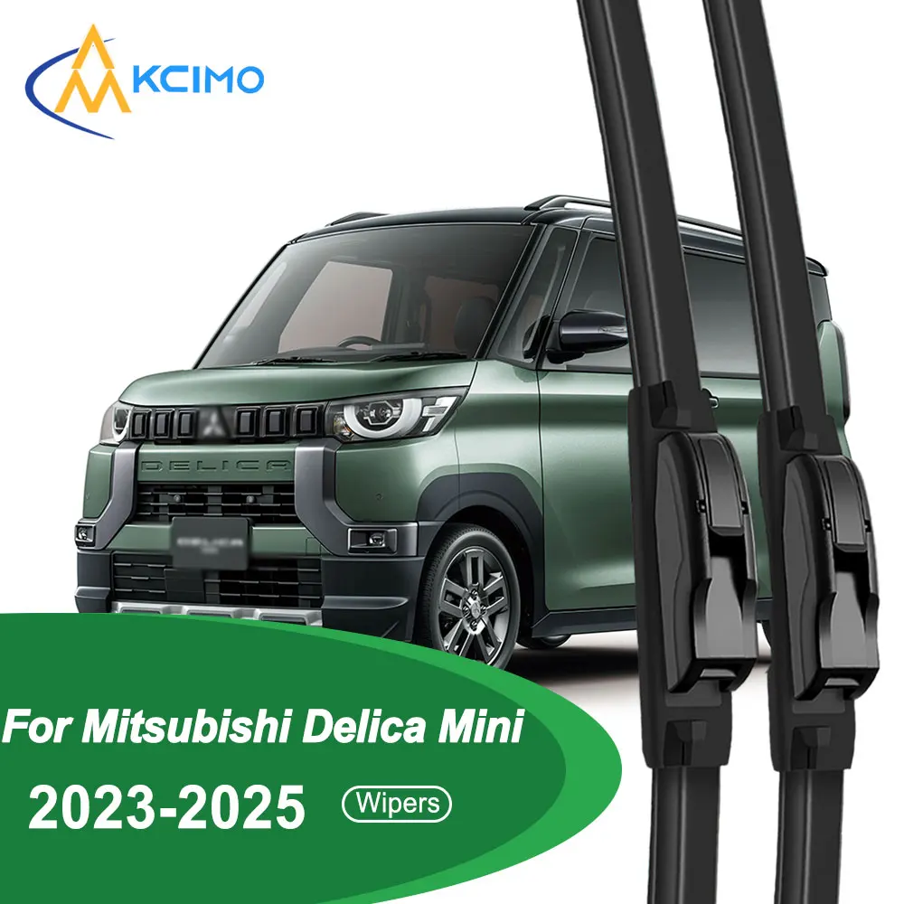 

For Mitsubishi Delica Mini B34A/B35A/B37A/B38A 2023-2025 Front Windshield Wiper Blades 2pcs Rain Windscreen Window Accessories