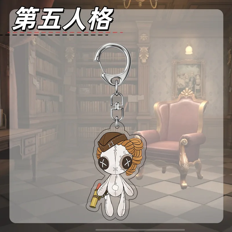 Game Peripheral Identity V Acrylic Keychain Puppet Series Creative Prisoner Prophet Backpack Pendant Fan Collectible Gifts