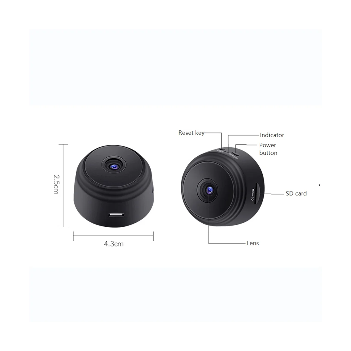 A9 Mini Camera WiFi Camera 1080P HD Night Version Mini Voice Recorder Wireless Mini Camcorders Video Surveillance