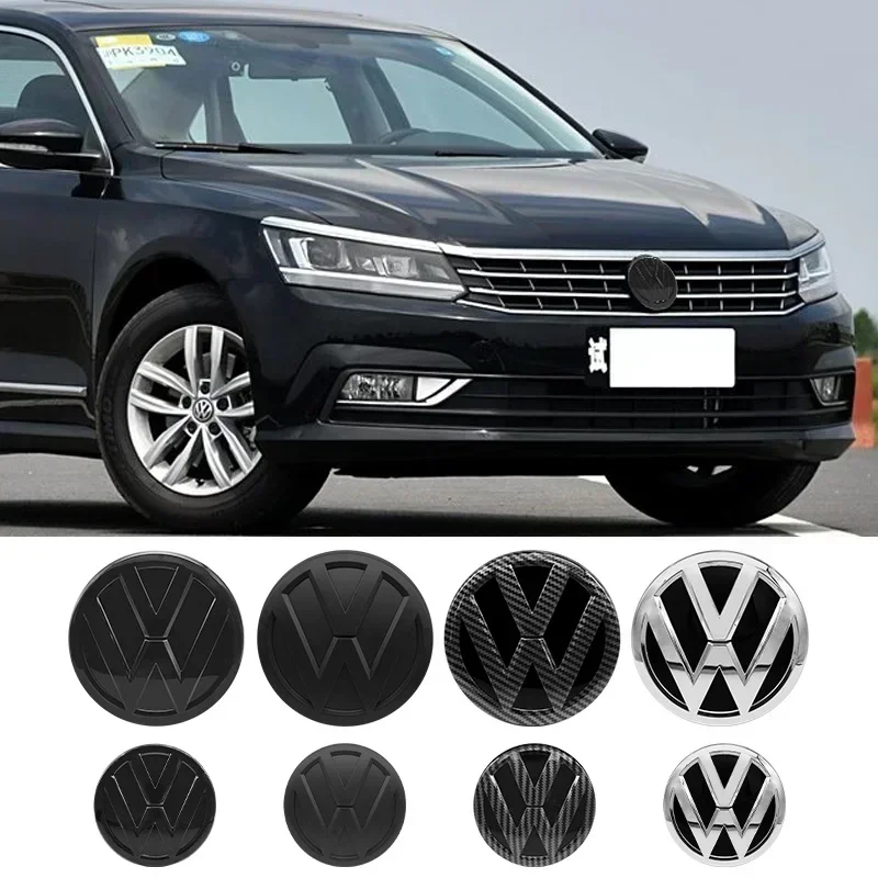 For VW Passat B8 16-2018 Car Logo Badge Hood Front Fence Volkswagen PASSAT B6 B7 2011-2015 Rear Trunk Emblem Sticker Accessories