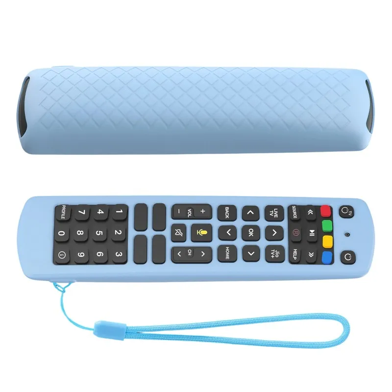 Чехол для пульта дистанционного управления B27B для Jio TV - пыленепроницаемый, ударопрочный, силиконовый чехол с полной защитой от царапин