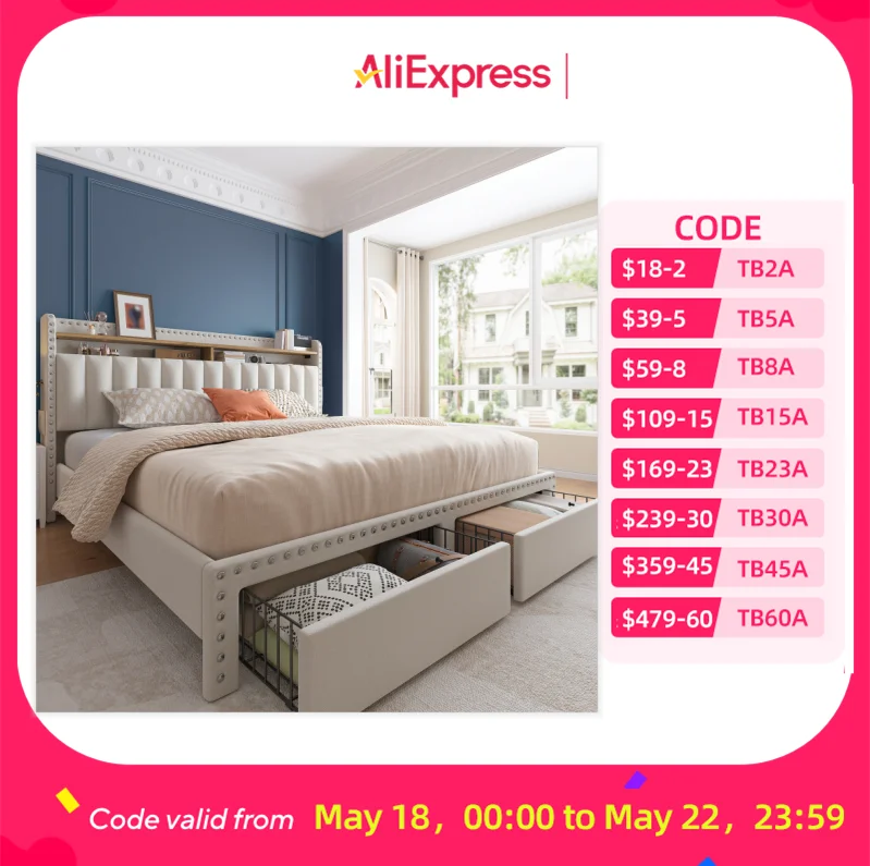 #16 Latest Metal Platform Beds Offers