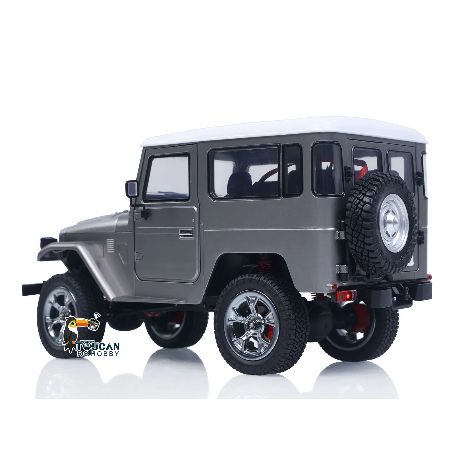 HG AWD 1/16 راديو التحكم على الطرق الوعرة سيارة HG4 211 محرك معدني مهاوي وحدة الدخان أضواء الأصوات تأثير RTR RC الزاحف لعبة مجسمة