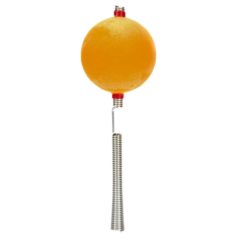 

A23I-10Pcs Winter Outdoor Ice Fishing Rattle Ball Fishing Rod Slight Winter Fishing Tackles Durable Orange Yellow