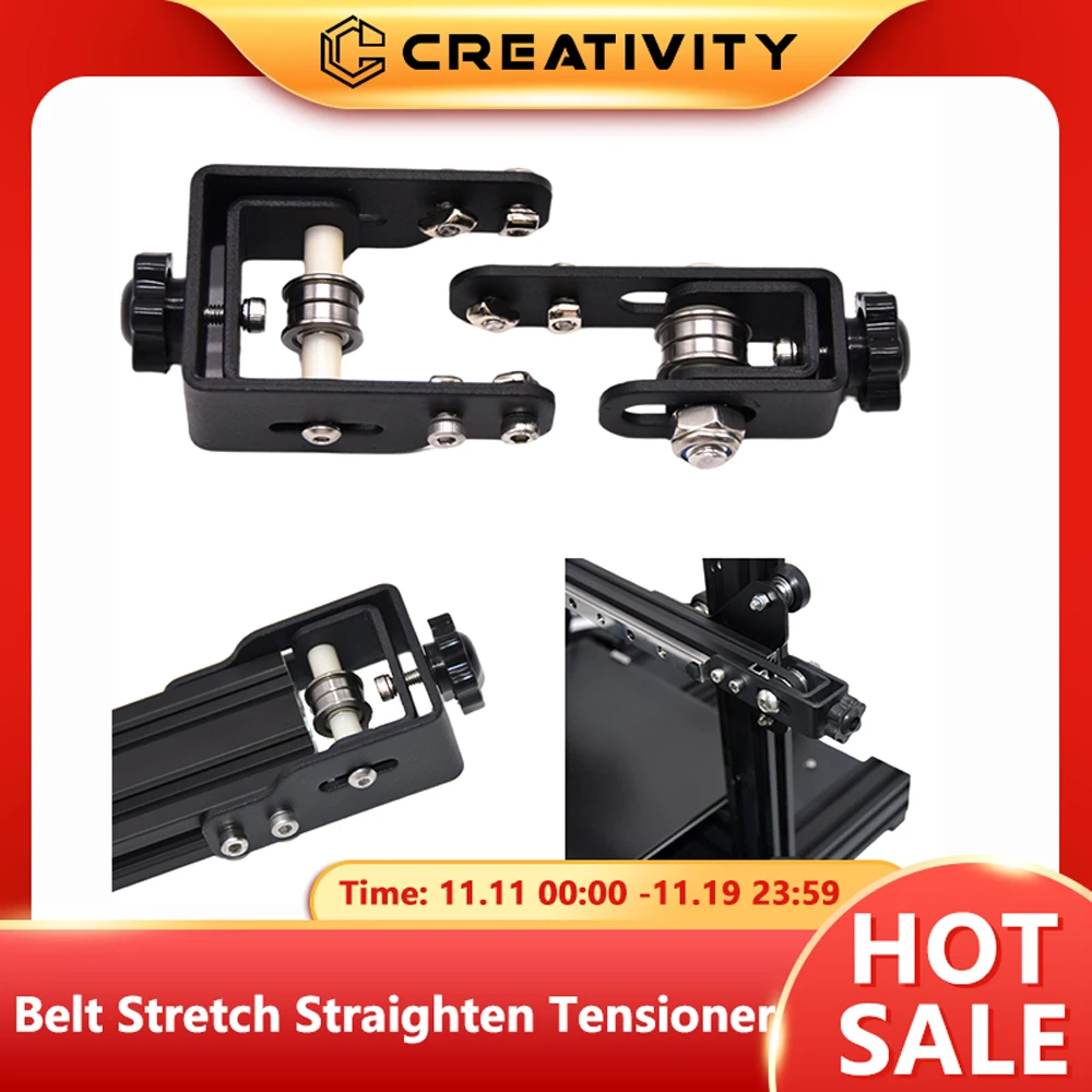 

Креативность 3D 2020, профиль V-образного паза оси X 2040 4040, синхронный ремень оси Y, натяжитель для Ender 3/PRO/V2 CR10