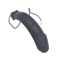 Rear Fender with Taillight for KUGOO KIRIN KuKirin S1 Electric Scooter Rear Tail Light Lamp Mudguard Spare Parts