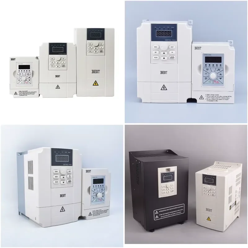 VFD Spindle Inverter 5.5kw 220V 380V 400HZ 1000HZ off Grid Hybrid Solar Low Frequency Inverter