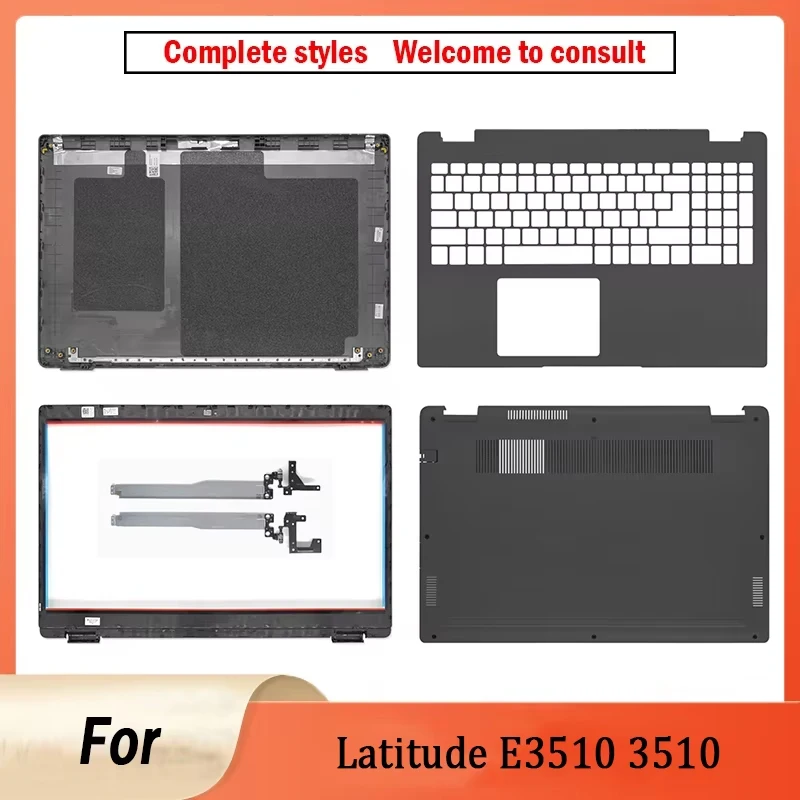 New For Latitude E3510 3510 Laptop LCD Screen Back Top Cover Front Bezel Palmrest Upper Lower Bottom Case Housing