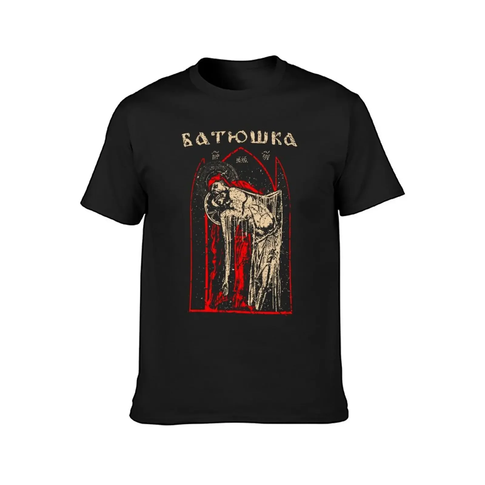 Batushka - Батюшка - Yekteniya Classic Old School Black Metal T-Shirt heavyweights vintage graphic shirts men tshirt