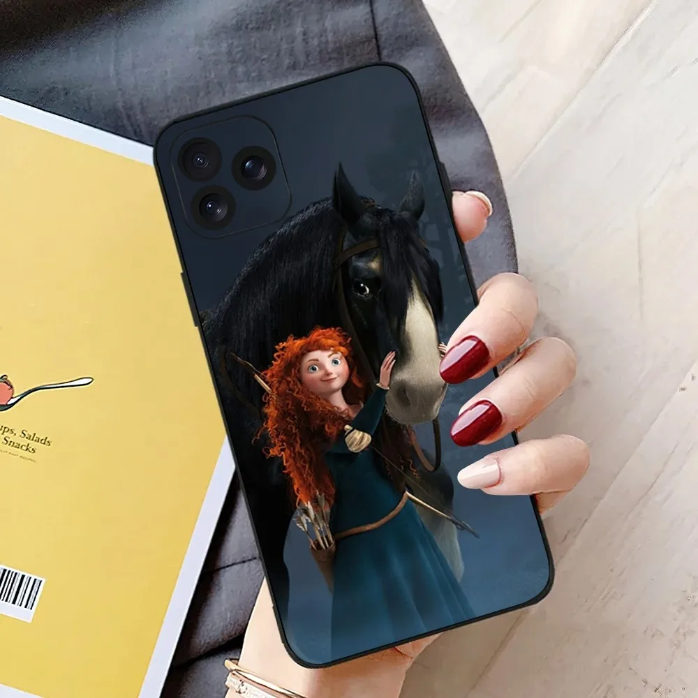 MINISO Disney Brave Merida Cute Phone Case For iPhone 8 14 Mini X 15 XS 12 MAX 11 13 Xr Pro Plus Shell