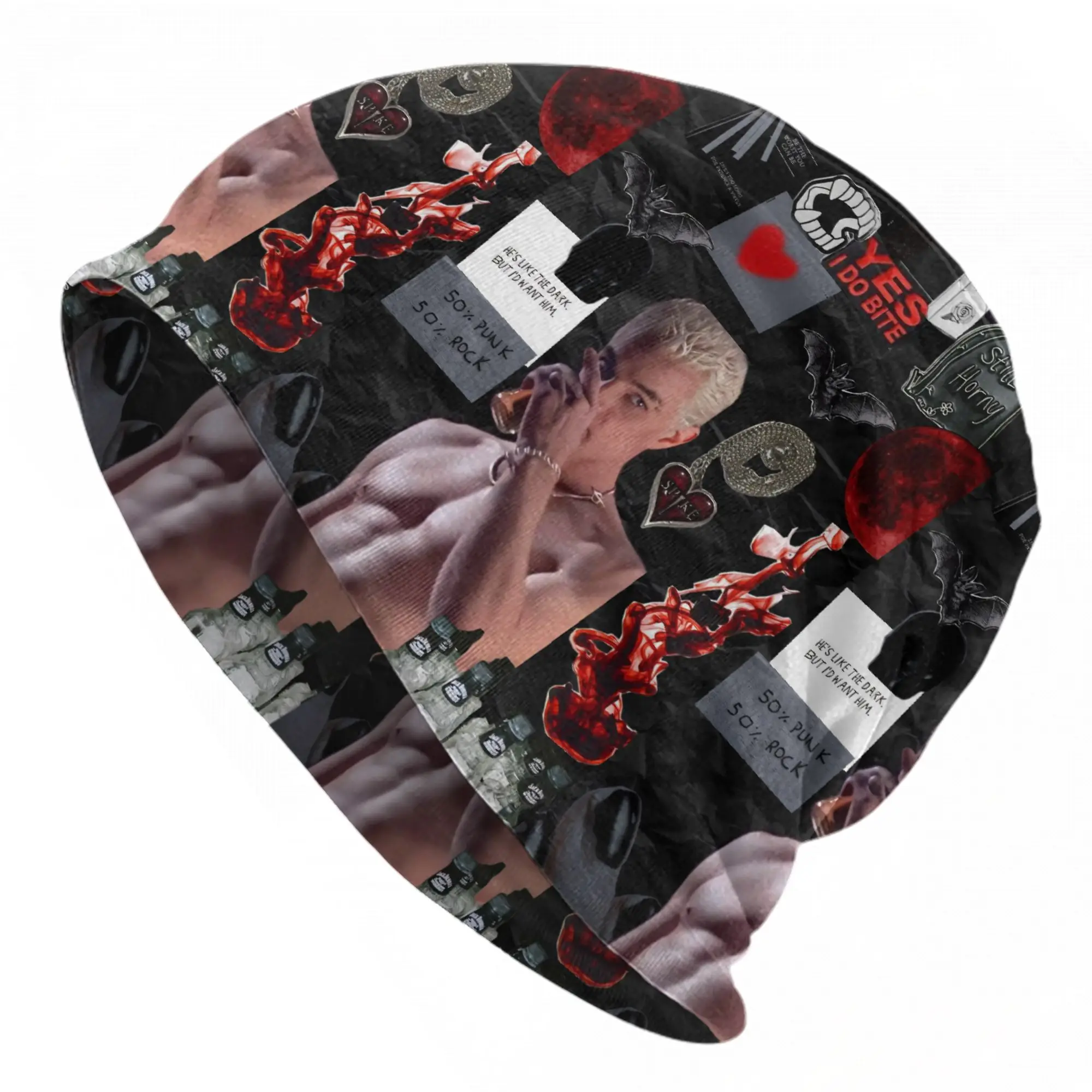 Buffy the Vampire Slayer Bonnet Hat Fashion Outdoor Skullies Beanies Hats Spike Horror Unisex Summer Dual-use Cap
