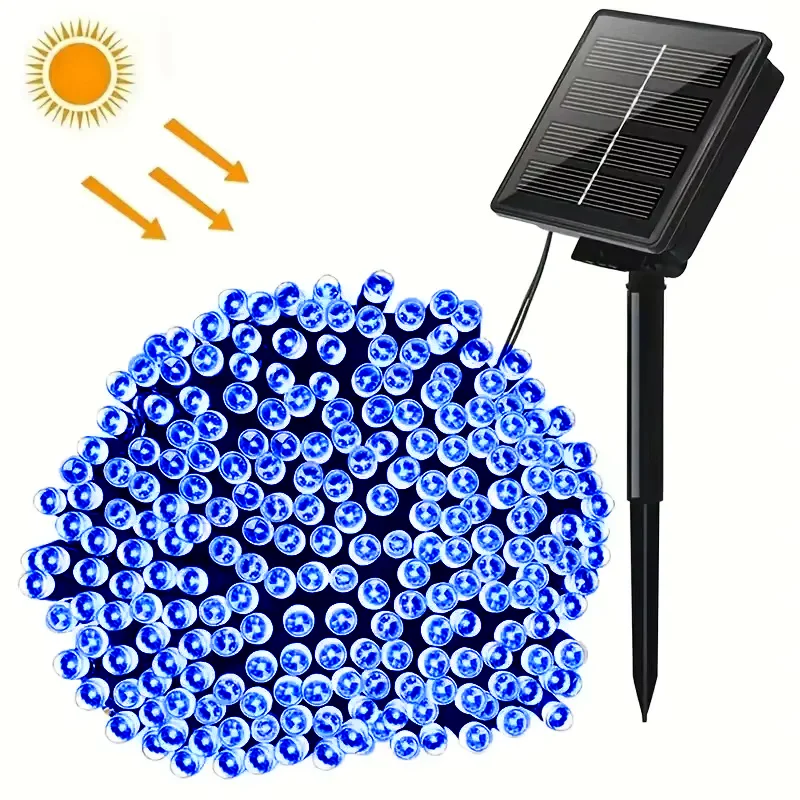 OKAL RED EAST Outdoor Solar Lichterkette LED Weihnachtsdekoration, Lichterkette Solar Lichterkette Garten Weihnachtsdekoration Licht 5
