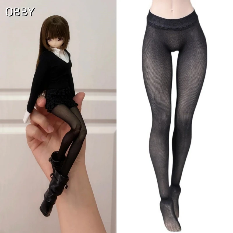 For Azone M Sexy Thin Black Tights Elastic Transparent Pantyhose Socks For 1/6 BJD Obitsu 24 Doll Clothes  Accessories Gift