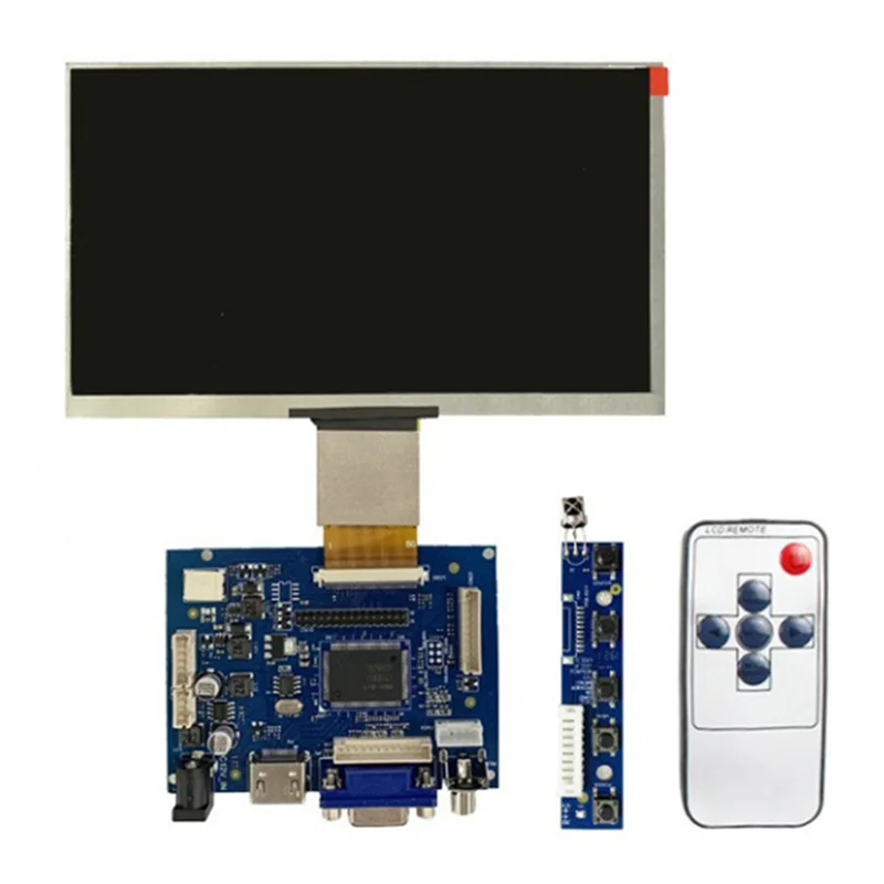 Superior-7 Inch 50Pin HD 1024X600 LCD Display -Compatible Driver Board DIY Chassis Display Kit For Raspberry Pi