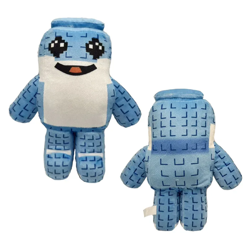 25cm STEAL A BRAINROT Blue No. 67 Plush Toy Cute House Dolls Game Surrounding Blue No. 67 Toys Soft Toys for Kids Birthday Gifts