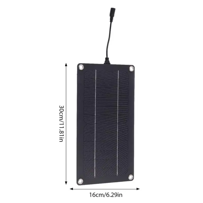 Solar Car Battery Charger 12V/24V Waterproof Solar Battery Maintainer Plug And Play Solar Panel Trickle Charging Kit Accessories