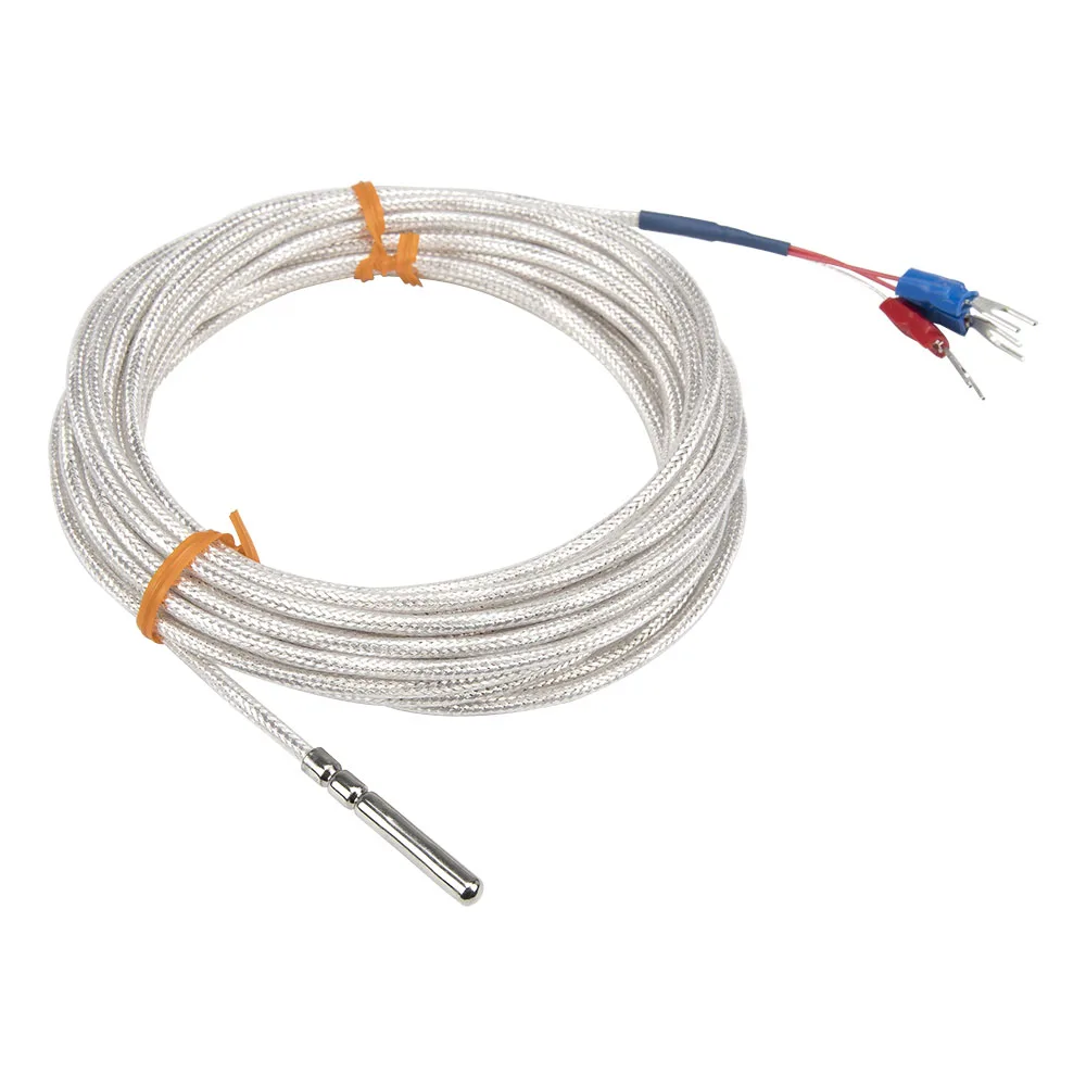 FTARP10 PT100 5m cable 30mm roller groove probe head waterproof oilproof anticorrosive type RTD temperature sensor