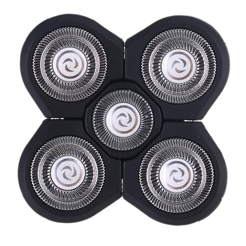 5 شفرات للحلاقة البديلة رؤوس للحلاقة العائمة قابلة للغسل ماكينة الحلاقة الكهربائية 5D قادين لحلاقة الرأس استبدال A0NC