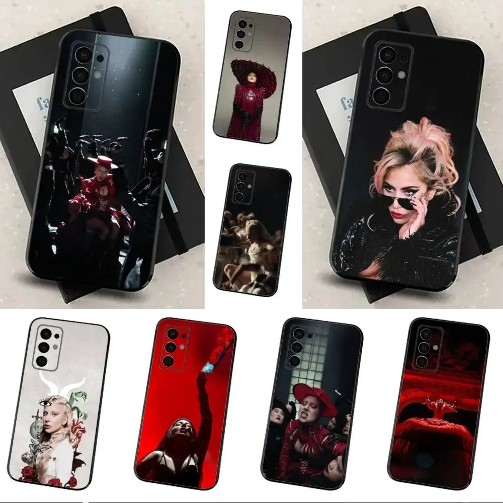 

Hot M-MAYHEM L-Lady G-Gaga Phone Case For Samsung Galaxy A13,A21s,A22,A31,A32,A52,A53,A71,A80,Soft Black Shell