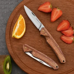 Stainless Steel Folding Fruit Knife Kitchen Vegetable Fruit Peeling Knives Cutter Outdoor Fishing Barbecue Tool Pocket Peeler