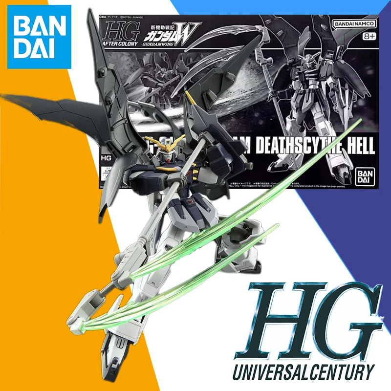 

Bandai HGUC 1/144 pb limited DEATHSCYTHE HELL Model Kit Assembly AnimeAction Figure Assembly Model Toy Gift for Children