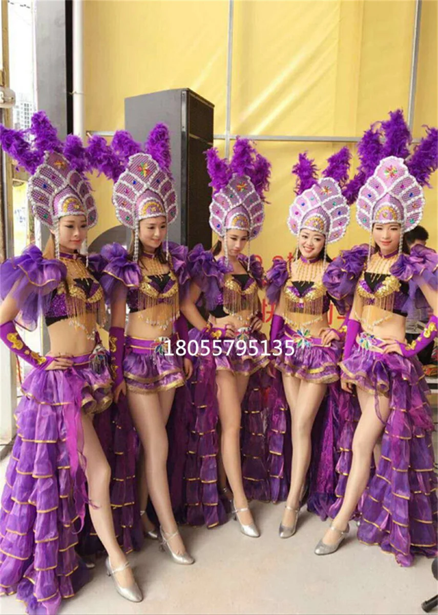 

Grand Opening Dance, Dazzling Skirt, Stage Sexy Fashion Performance Dress, Women's New Style