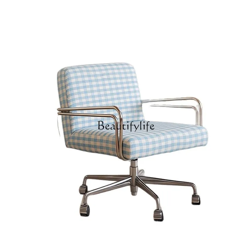 

Nordic style makeup stool, bedroom dressing room, dresser, cloakroom, back can be lifted