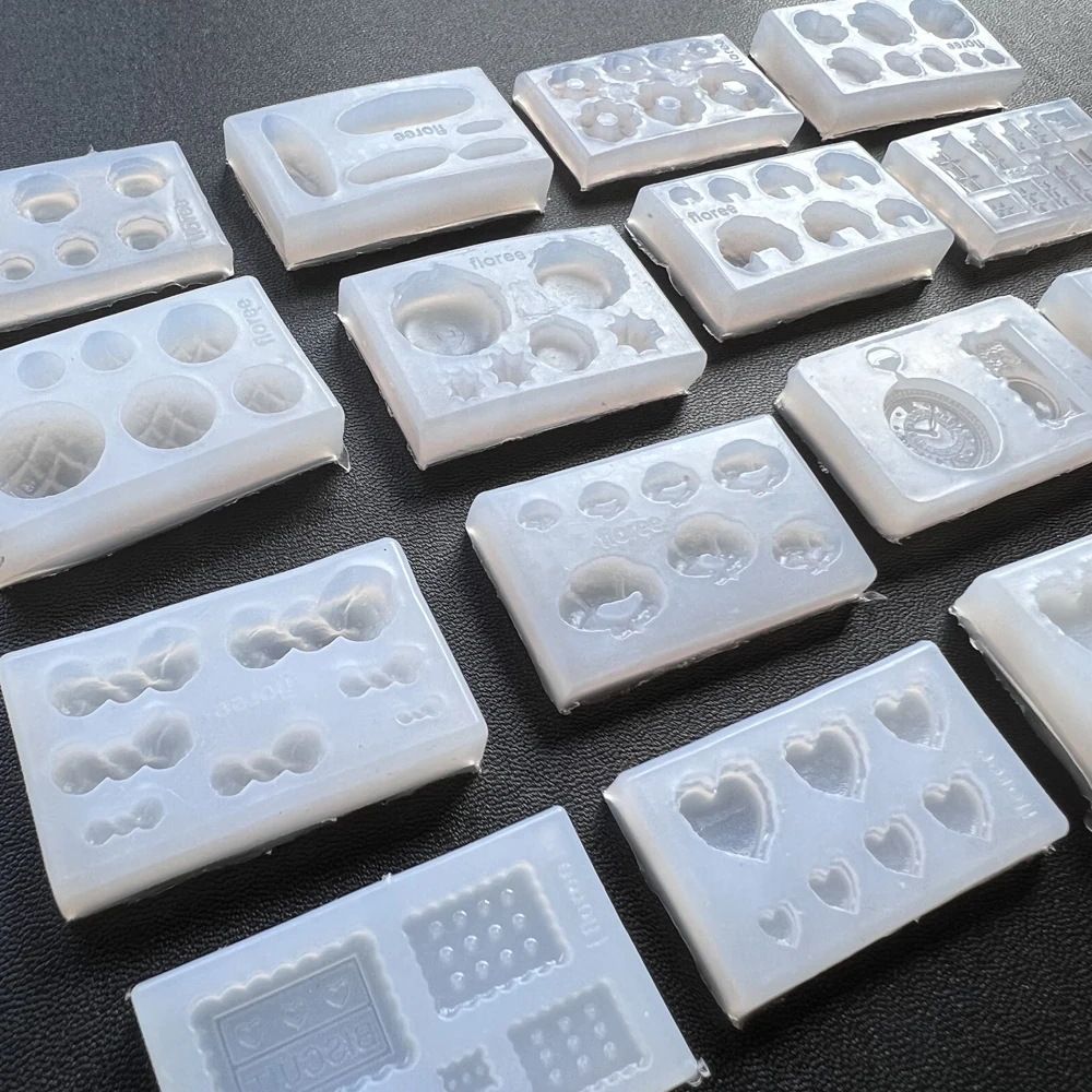 Mini Bread Biscuit Cake Silicone Mold for Clay DIY Kitchen Accessories Food Shape Toy Dollhouse Miniature Cake Making Tools view 6