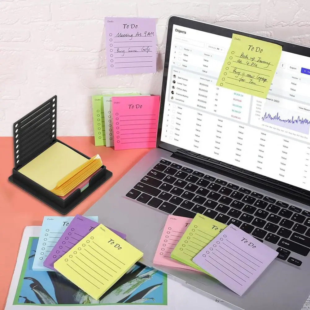 Sticky Notes Organizer Sticky Note Organizer Compact Sticky Note Stencil Template for Easy Organization for Precise for Sellers