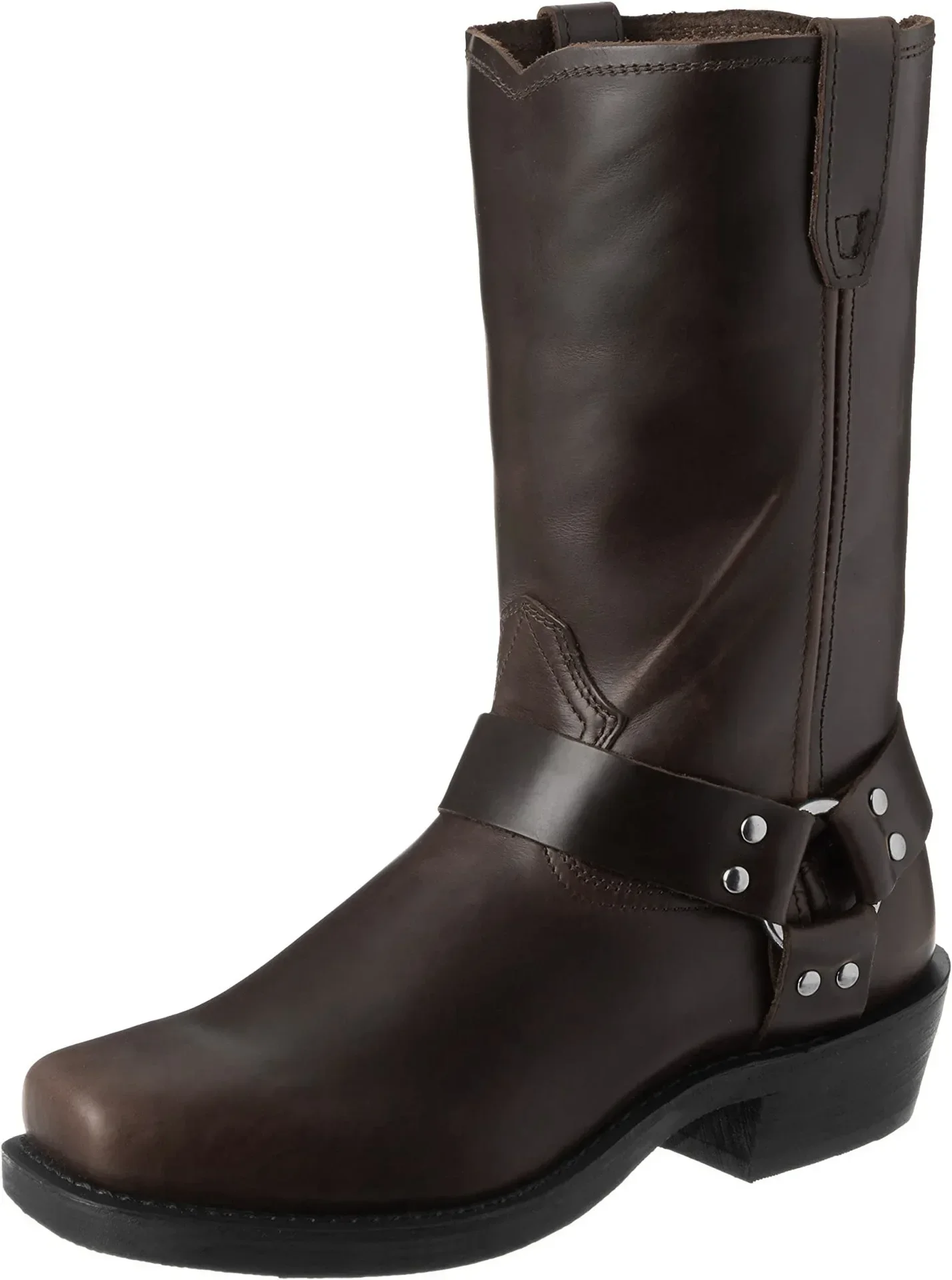 

Retro Cowboy Boots Men Mid Calf Western Boots Men Pu Leather Boots Man Slip On Shoes Winter Knight Boots Booties Plus Size 39-48