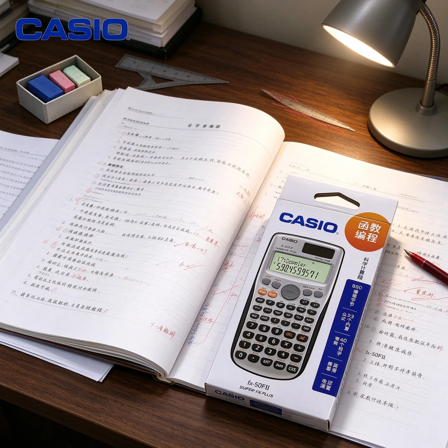 Casio /Scientific Calculator /Exam Calculator FX-991/FX-991CN-CWII FX-999/FX-999CN-CWII FX-50F For Math Physics Exam
