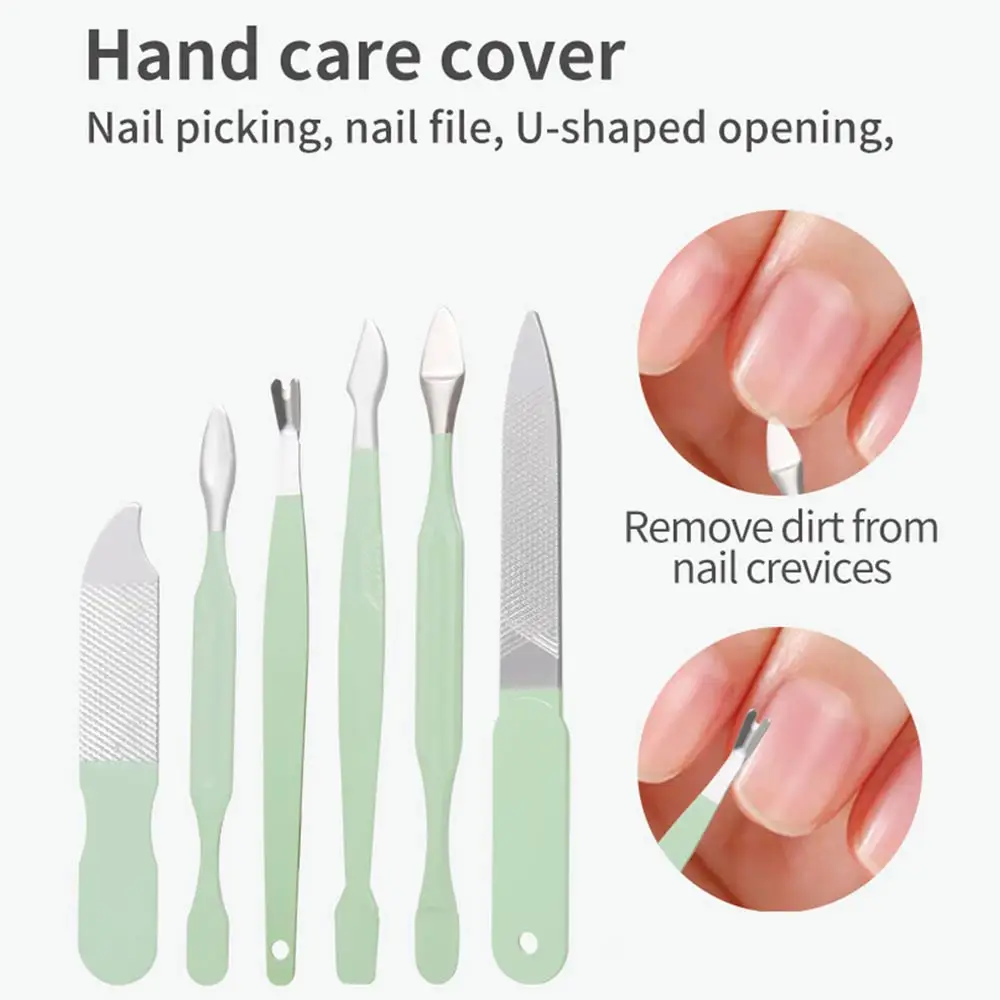 28pcs Manicure set Men Personal Care Tools Accessories Finger and Toe Nail Clippers Kit Professional Manicure Pedicure Kit