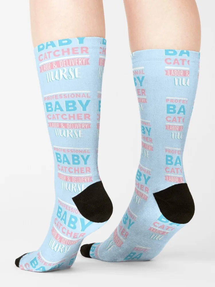 Labor and Delivery Nurse Socks compression socks black socks Compression stockings Fun socks Ladies Socks Men's