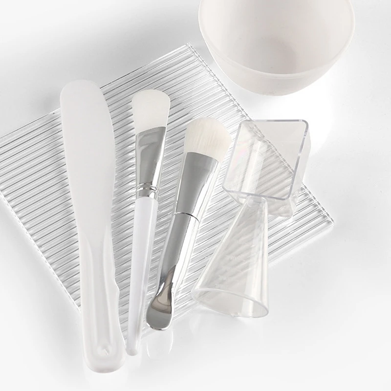 Juego de 5 uds de cuencos para máscara Facial DIY, pegamento suave de silicona, cuenco de diafragma hecho a la belleza, maquillaje de belleza para Spa, juego de herramientas para el cuidado de la piel