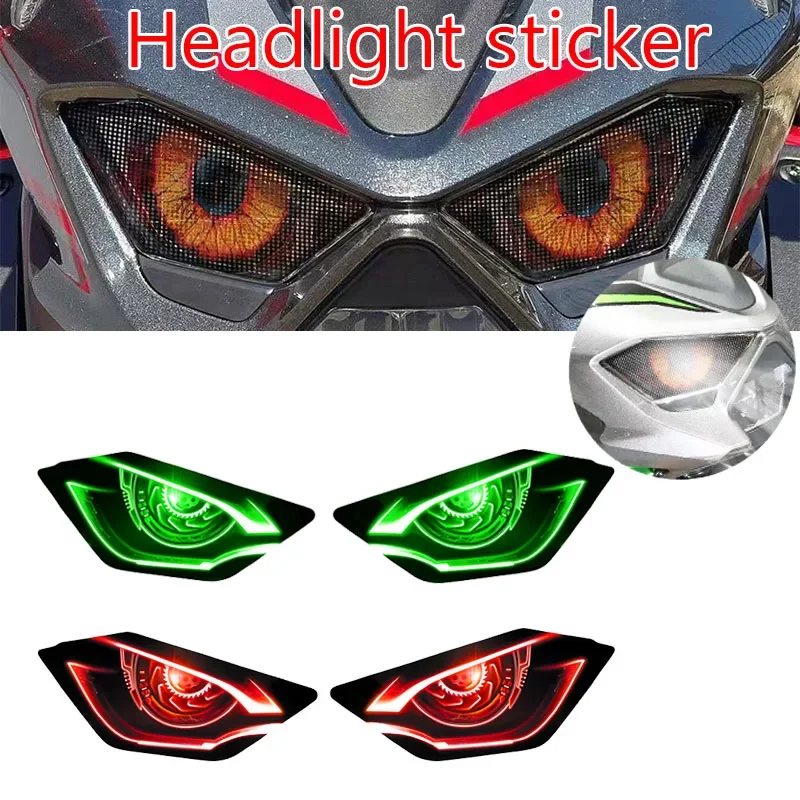 For Z900 Z 900 z900 2025 Accessories Motorcycle Headlight Stickers Protective Decals Waterproof Head Light Sticker