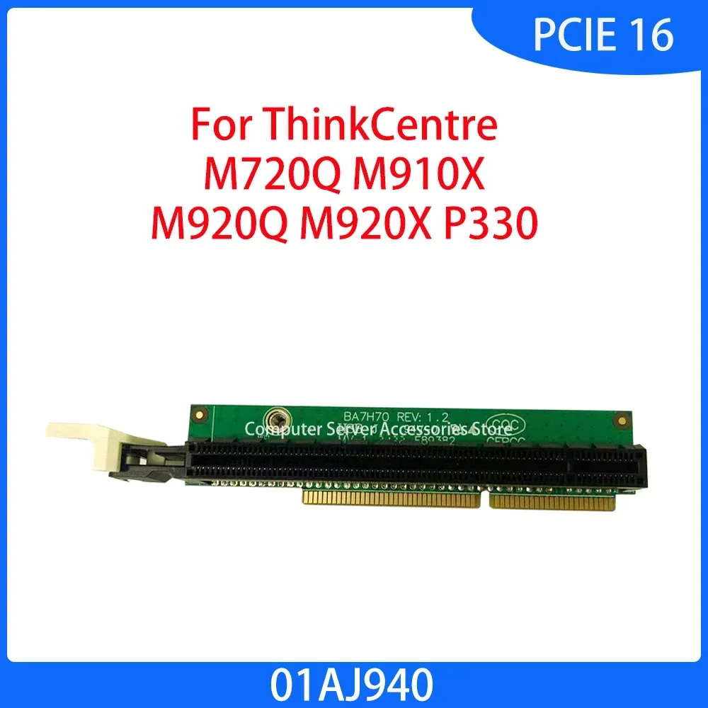 01AJ940 PCIE16 Expansion Graphic Card for ThinkCentre M720Q M910x M920Q M920X For ThinkStation P330 Riser Card 1AJ940 PCI-E X16