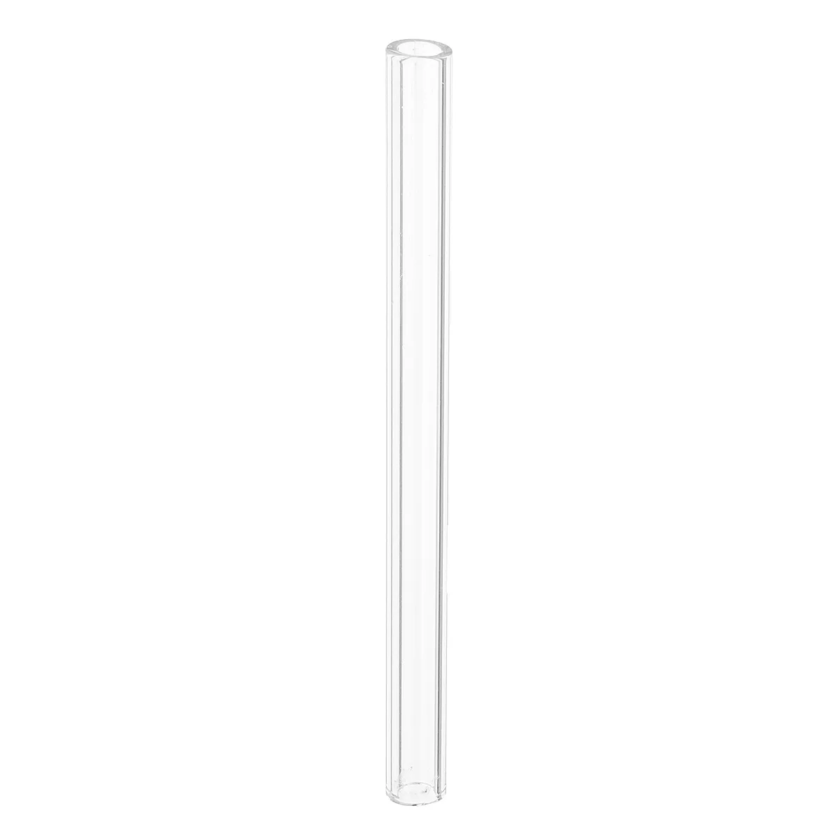 10Pcs 100mm OD 7mm 1.5mm Thick Transparent Wall Borosilicate Glass Blowing Tube Mixer Rod for School Lab Chemical Experiment