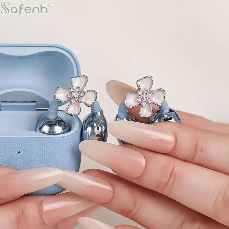 Stylish Zircon Buckle for 1Pairs Headphones DIY Clip Enhance and Customize Looks
