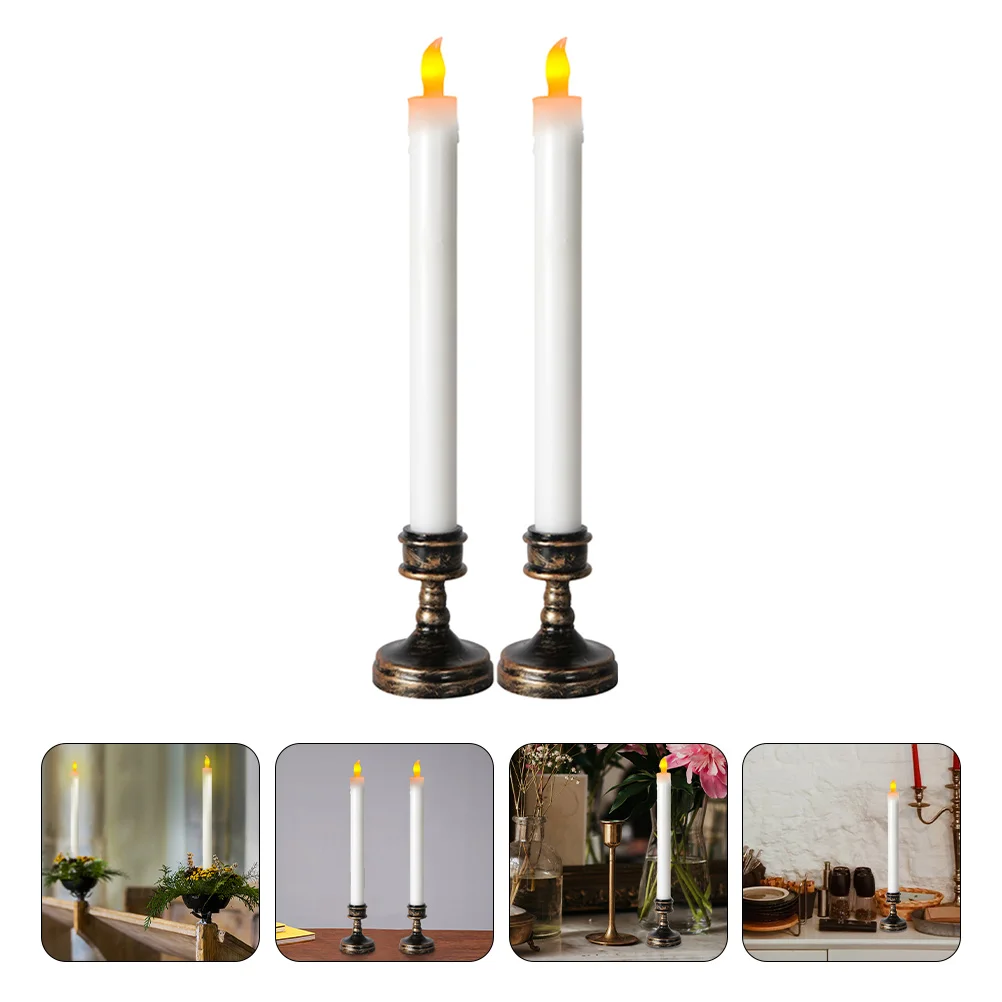 

Warm Color LED Flameless Light Set, Realistic Electronic Wedding Decoration, Ideal Home & Outdoor Atmosphere
