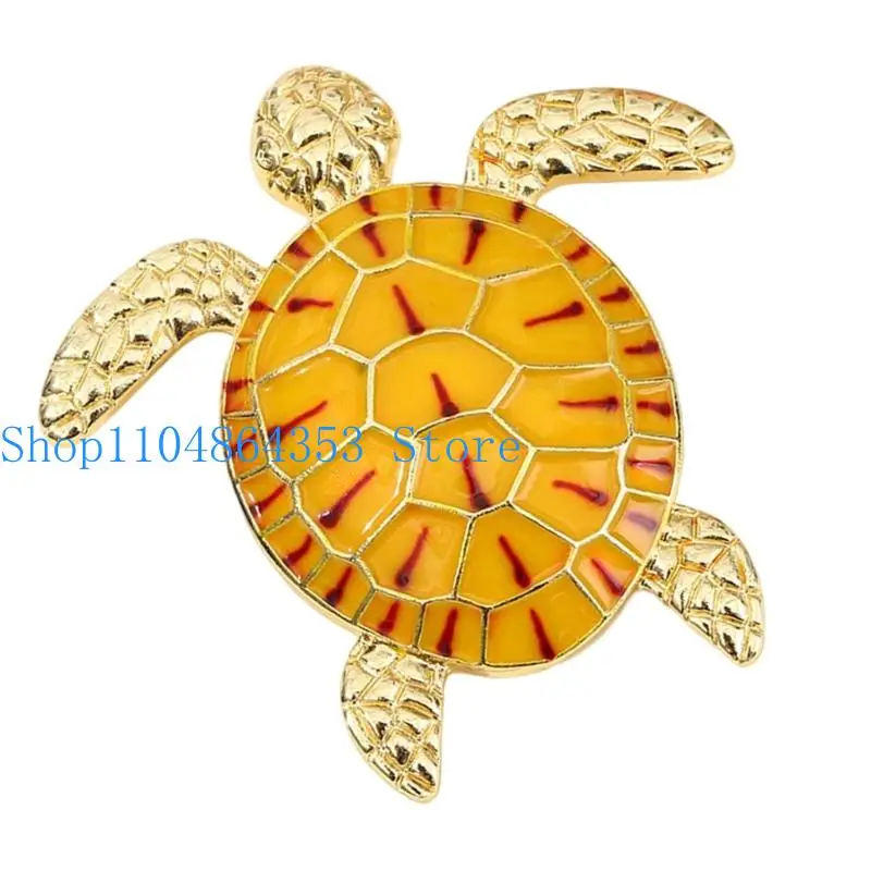 652F Tortoes Tortoise Safe Tortoes Pin Supervatected Sevenced Seleved Jewelry Brooch for Gift Giving Givers