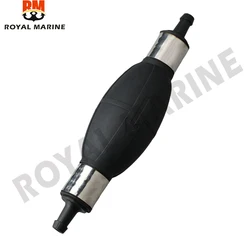 Bomba de combustible manual Yamaha con válvula de retención OEM: 6Y2-24360 Bomba de combustible de manguera de combustible de línea de combustible de 5/16 ''(8 MM) para motor fueraborda HIDEA YAMAHA