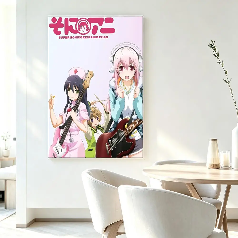 Character Super Sonico Poster HD-Druck Frischer Eleganter Stil Wandkunst Heimdekoration für Wohnzimmer Schlafzimmer Geschenk – Detail 16