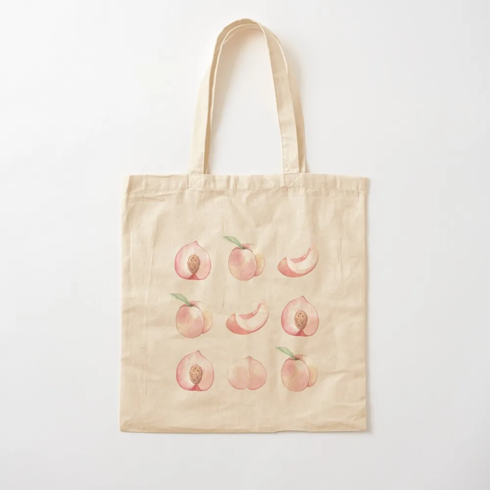 Sweet as a peach Tote Bag Canvas tote bags cloth bags Women bags