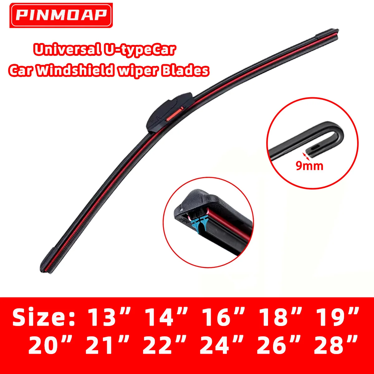 

1 шт., щетки стеклоочистителя J-крючок, стеклоочиститель автомобиля, лобовое стекло 13 "14" 16 "18" 19 "20" 21 "22" 24 "26" 28" стеклоочиститель из мягкой резины