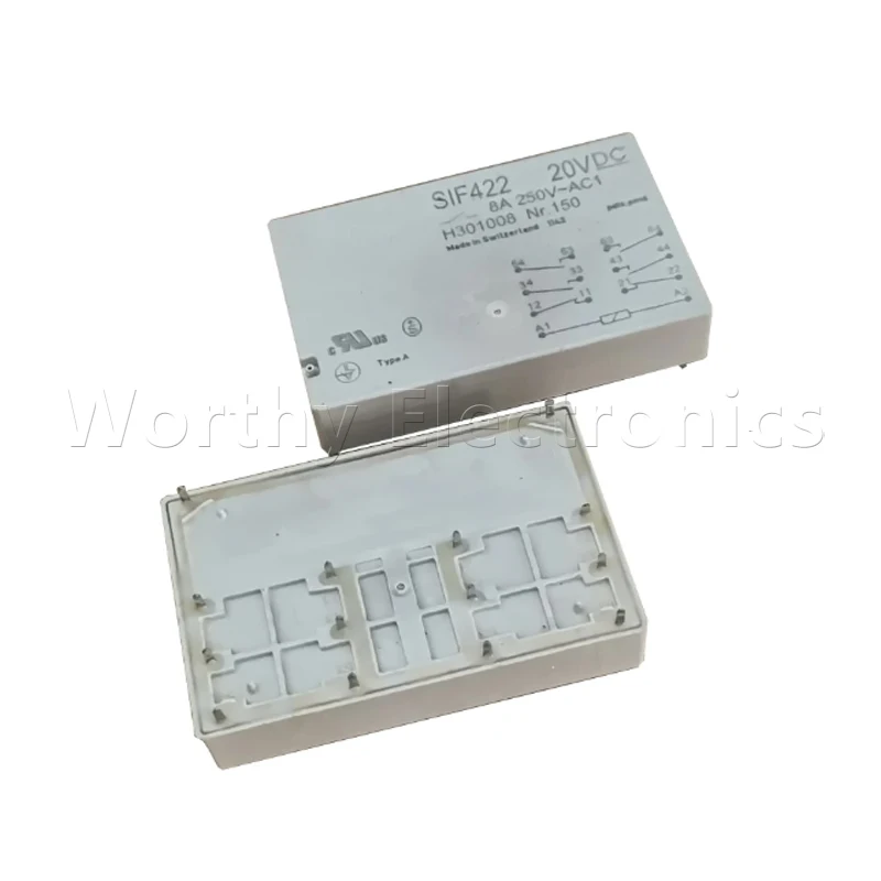 Free shipping 10pcs/lot relay 20VDC 8A 14PIN SIF422-20VDC