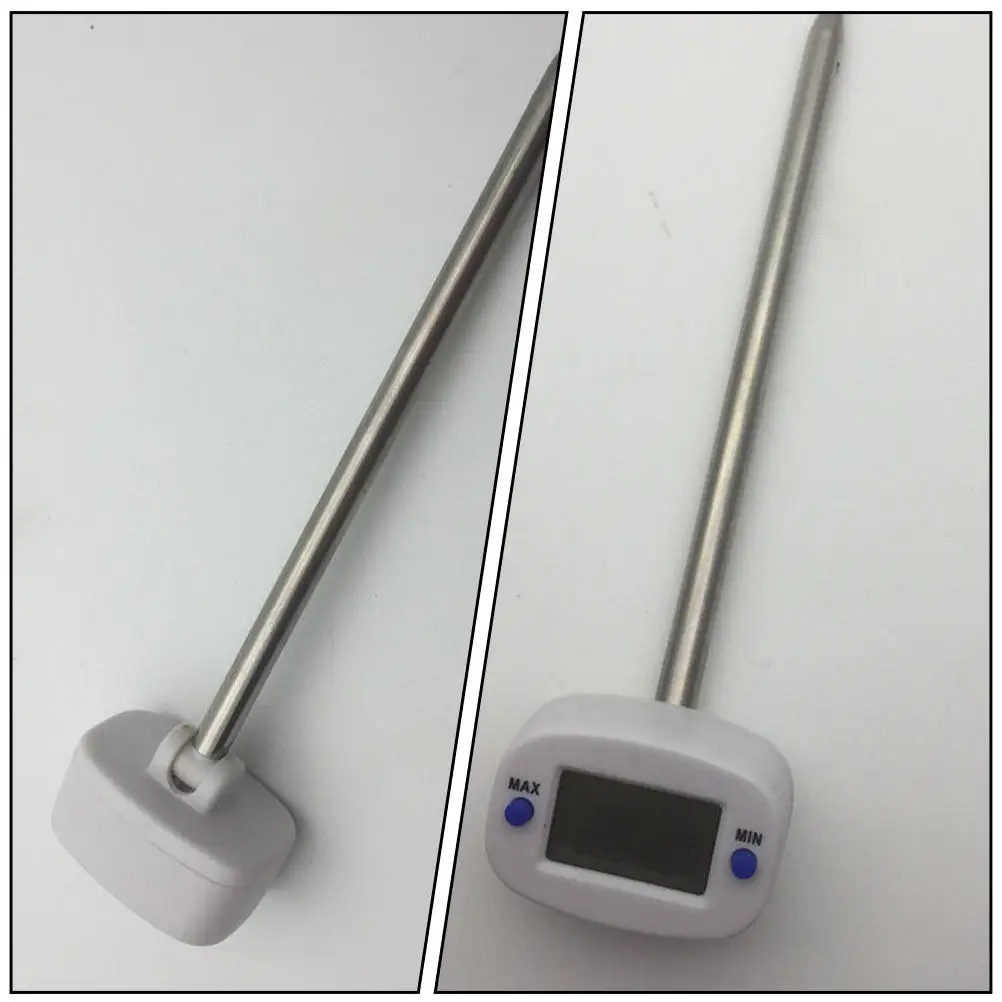1Pcs Soil Temperature Hygrometer Premium Stainless Steel Gardening Thermometer Home Garden Greenhouse Soil Tester Probe Easy Use