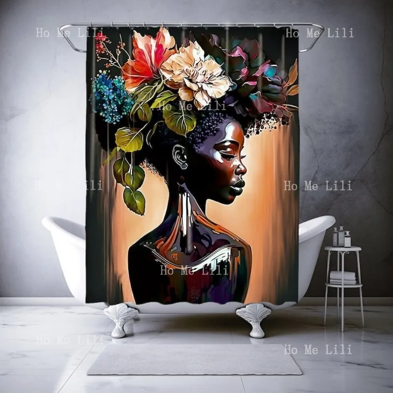 

Black Curtains Curtain Art Print Shower Decor