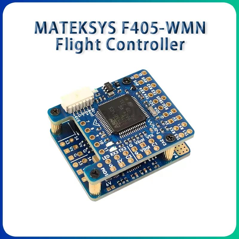 

MATEKSYS MATEK F405-WMN Flight Controller Switchable Dual Camera Inputs Built-in OSD 16M Blackbox 2~6S LiPo for RC Drone DIY KIT