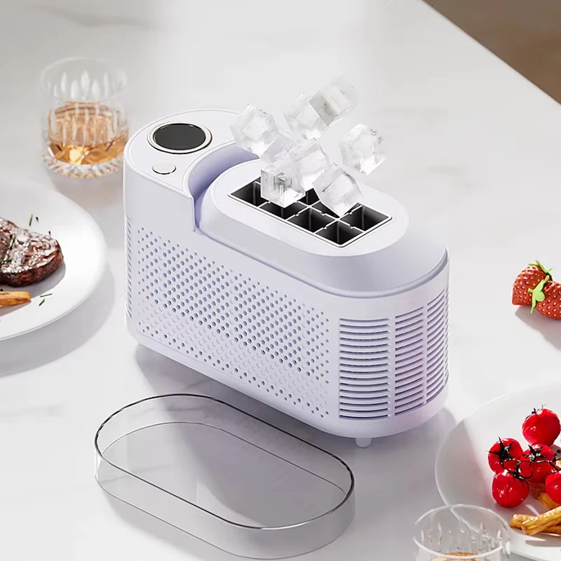 110 فولت-220 فولت صانع الثلج الصغيرة المحمولة المنزل عنبر مكتب التخييم 12 فولت سيارة مكعب الجليد التلقائي صندوق صنع الثلج آلة صنع الثلج