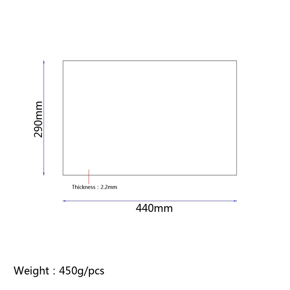 

44 X 29Cm Red Tortoise Shell Pickguard Blank Plate Acrylic Pvc Material Wear Resistant Scratch Protection For Acoustic